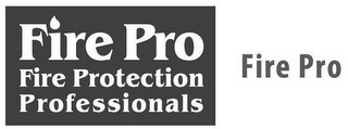 FIRE PRO FIRE PROTECTION PROFESSIONALS FIRE PRO logo