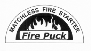 FIRE PUCK MATCHLESS FIRE STARTER logo