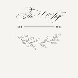 FIRE & SAGE, EST, 2025 logo