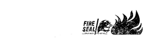FIRE SEAL SEALS WHEN ITS HOT AS logo