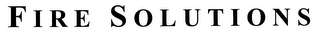 FIRE SOLUTIONS logo