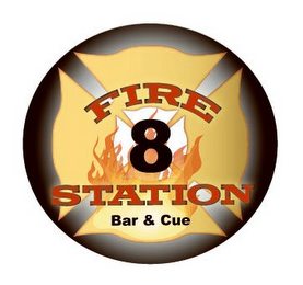 FIRE STATION 8 BAR & CUE logo