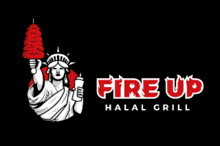 FIRE UP HALAL GRILL logo