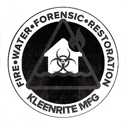 FIRE WATER FORENSIC RESTORATION KLEENRITE MFG logo