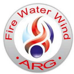 FIRE WATER WIND · ARG · logo