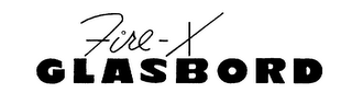 FIRE-X GLASBORD logo