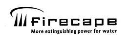 FIRECAPE MORE EXTINGUISHING POWER FOR WATER logo