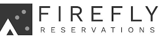 FIREFLY RESERVATIONS logo