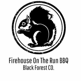 FIREHOUSE ON THE RUN BBQ BLACK FOREST CO. logo