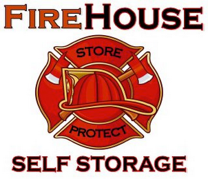 FIREHOUSE SELF STORAGE STORE PROTECT logo