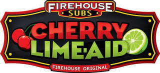 FIREHOUSE SUBS CHERRY LIME-AID FIREHOUSE ORIGINAL logo