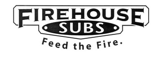 FIREHOUSE SUBS FEED THE FIRE. logo