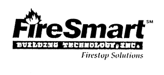 FIRESMART BUILDING TECHNOLOGY, INC. FIRESTOP SOLUTIONS logo