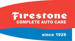 FIRESTONE COMPLETE AUTO CARE SINCE 1926 logo