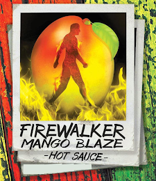 FIREWALKER MANGO BLAZE HOT SAUCE logo