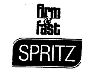 FIRM & FAST SPRITZ logo