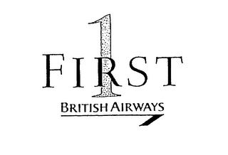 FIRST 1 BRITISH AIRWAYS logo