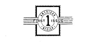 FIRST 1 ISSUE AMERICAN DESIGN logo