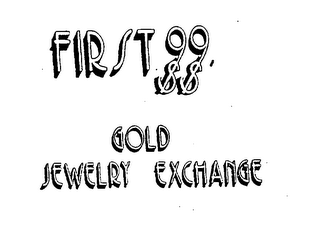 FIRST $$99. GOLD JEWELRY EXCHANGE logo