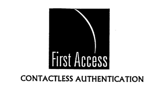 FIRST ACCESS CONTACTLESS AUTHENTICATION logo