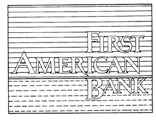FIRST AMERICAN BANK logo