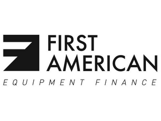 FIRST AMERICAN EQUIPMENT FINANCE logo