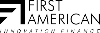 FIRST AMERICAN INNOVATION FINANCE logo