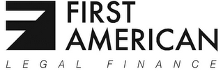 FIRST AMERICAN LEGAL FINANCE logo