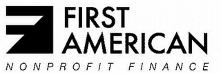 FIRST AMERICAN NONPROFIT FINANCE logo