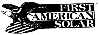 FIRST AMERICAN SOLAR logo
