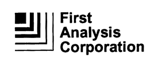 FIRST ANALYSIS CORPORATION logo