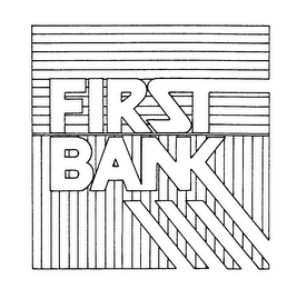 FIRST BANK logo