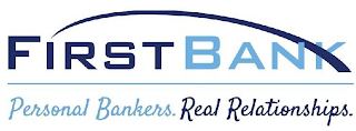 FIRST BANK PERSONAL BANKERS. REAL RELATIONSHIPS. logo