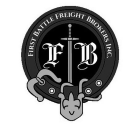 FIRST BATTLE FREIGHT BROKERS INC. F B logo