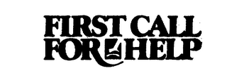 FIRST CALL FOR HELP logo