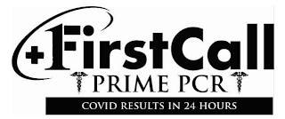 FIRST CALL PRIME PCR COVID RESULTS IN 24 HOURS logo