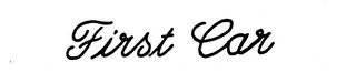 FIRST CAR logo