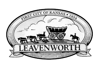 FIRST CITY OF KANSAS 1854 LEAVENWORTH logo