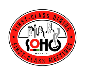 FIRST-CLASS DINING FIRST-CLASS MEETINGS SOHO DETROIT logo