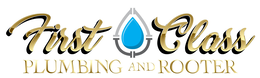 FIRST CLASS PLUMBING AND ROOTER logo