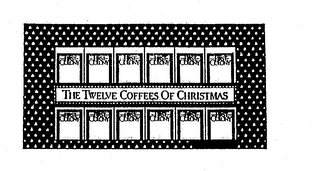 FIRST COLONY THE TWELVE COFFEES OF CHRISTMAS logo
