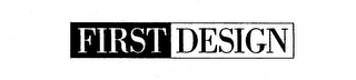 FIRST DESIGN logo