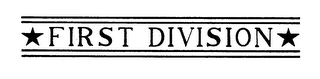 FIRST DIVISION logo