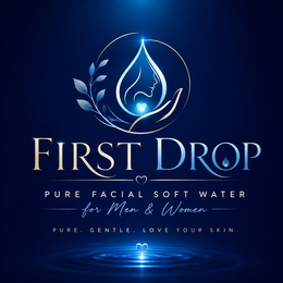 FIRST DROP PURE FACIAL SOFT WATER FOR MEN & WOMEN PURE. GENTLE. LOVE YOUR SKIN. logo