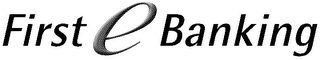 FIRST E BANKING logo