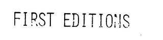 FIRST EDITIONS logo
