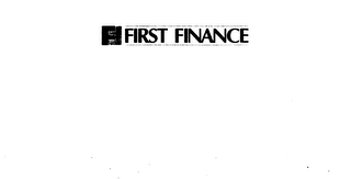 FIRST FINANCE logo