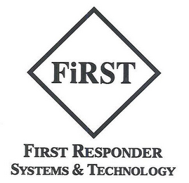 FIRST FIRST RESPONDER SYSTEMS & TECHNOLOGY logo