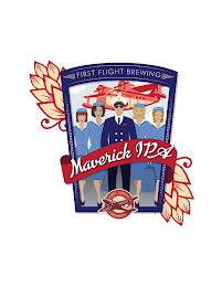 FIRST FLIGHT BREWING MAVERICK IPA FIRST FLIGHT BREWERY KEY WEST logo