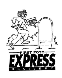 FIRST FOTO EXPRESS DELIVERY logo